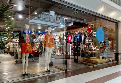 Devanture de magasin vitrine et devanture de magasin